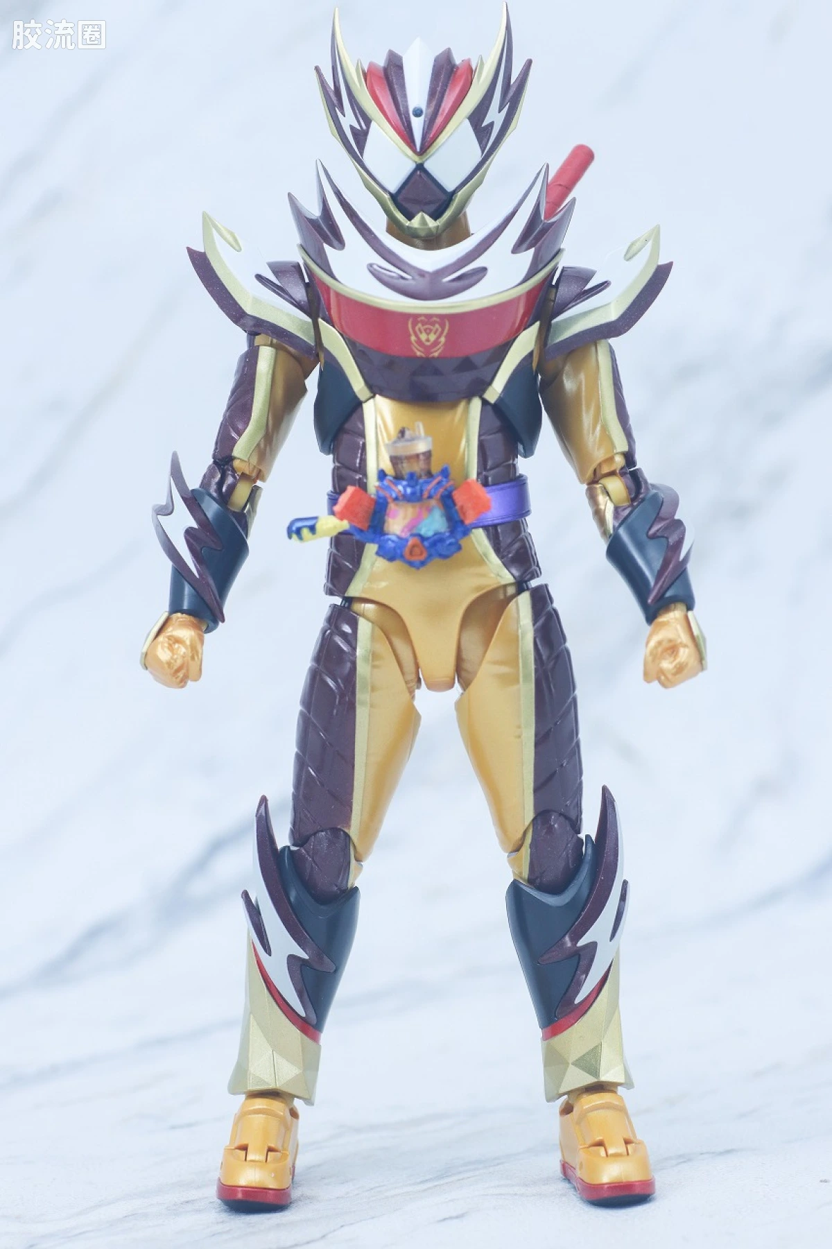 SHF 假面骑士限定版 假面骑士Valen/瓦伦 冰沙特装＆“松脆”效果配件套装 - 图片